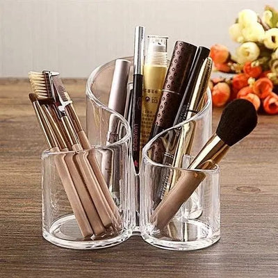 Acrylic brush holder