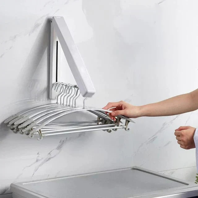 Foldable Hidden Wall-Mounted Multifunctional Cloth Hanger