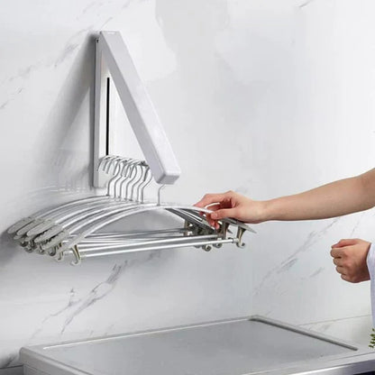 Foldable Hidden Wall-Mounted Multifunctional Cloth Hanger