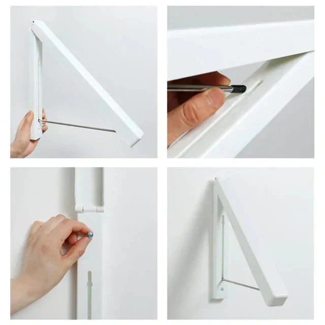 Foldable Hidden Wall-Mounted Multifunctional Cloth Hanger