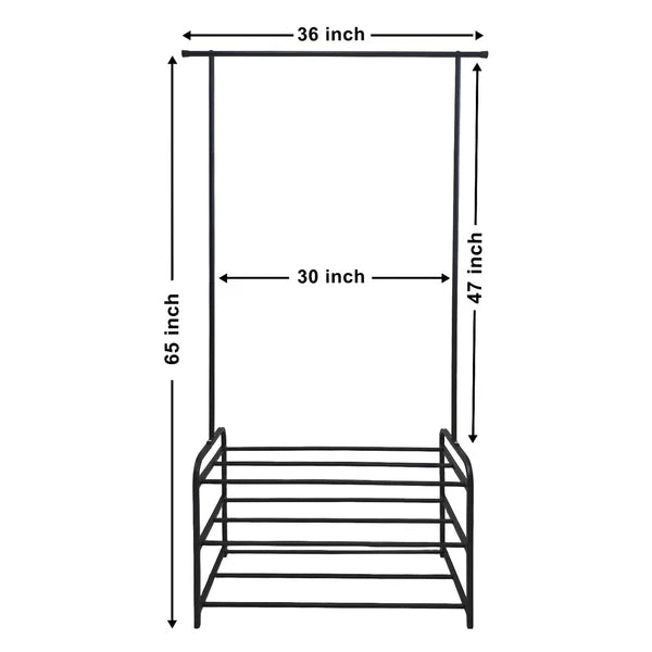 Metal Clothes & Shoes Organizer