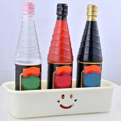 Plastic Kitchen Bathroom Storage Organizer Rack