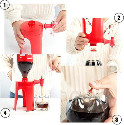 Beverage Inverted Drinker Creative Hand Pressure Carbonated Beverage Machine