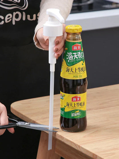 Bottle Pump Plastic Push-Type Pressure Liquid Dispense.