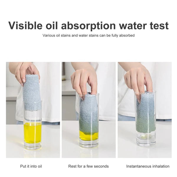 Reusable Microfiber Cleaning Cloths Box(20 Pieces)