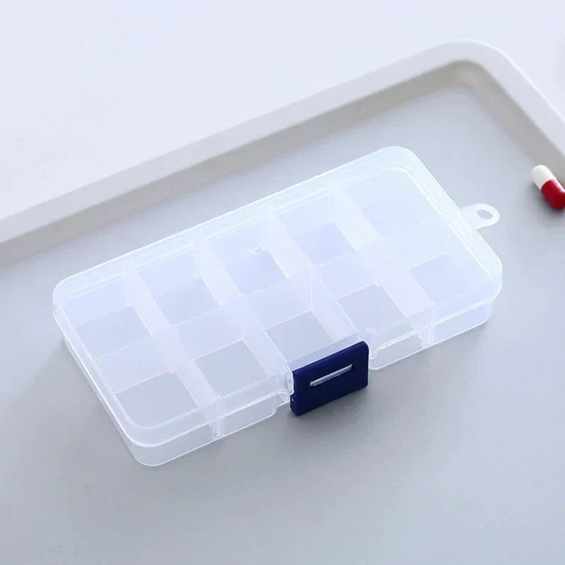 Portable Multi-purpose Transparent Medicine Box