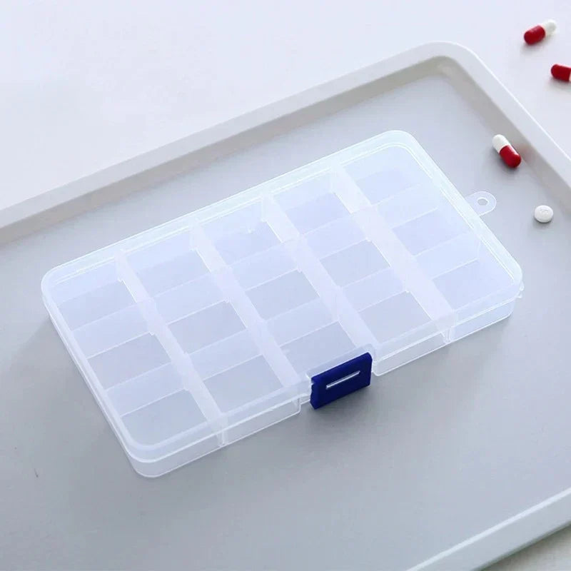 Portable Multi-purpose Transparent Medicine Box