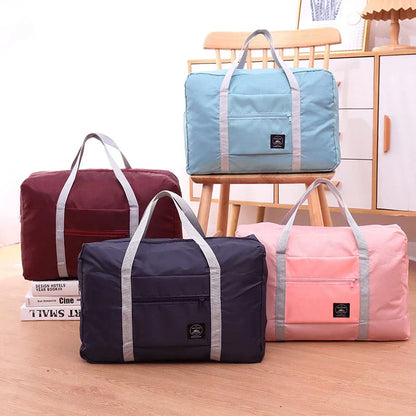 Fashion Wind Blows Folding Carry Travel Bag