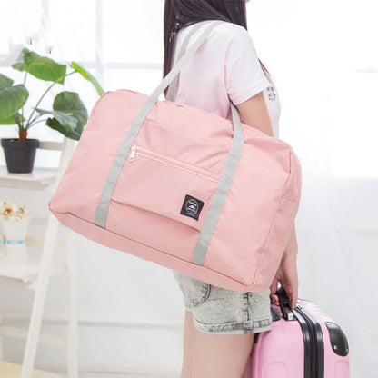 Fashion Wind Blows Folding Carry Travel Bag
