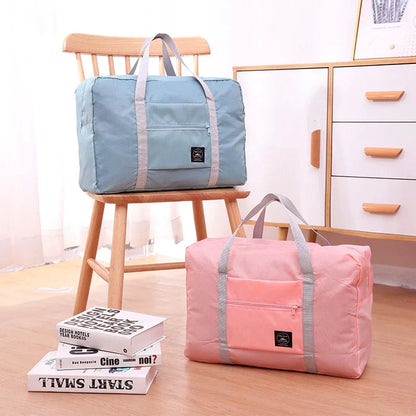 Fashion Wind Blows Folding Carry Travel Bag
