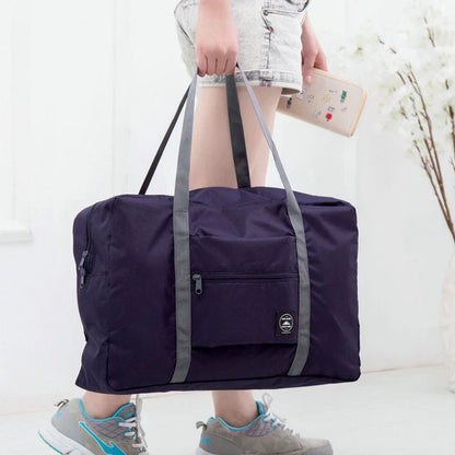 Fashion Wind Blows Folding Carry Travel Bag