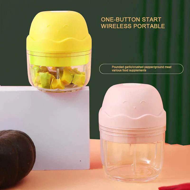 USB Chargable Mini Electric Garlic Masher.