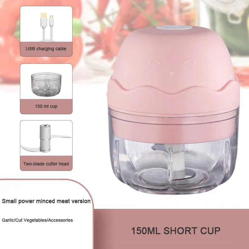 USB Chargable Mini Electric Garlic Masher