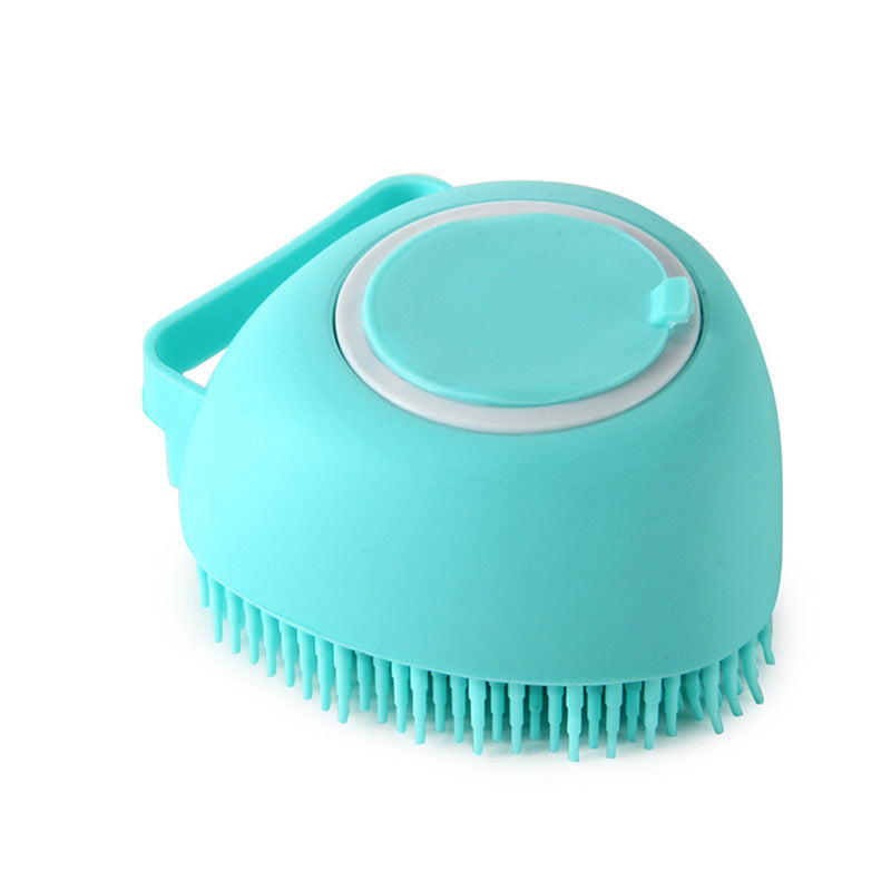 Silicone Soft Bath Body Brush With Shampoo Dispenser