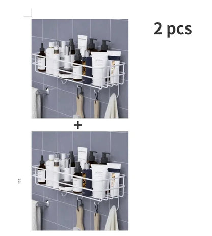 Iron Bathroom Hanging Shelf Wall Mounted