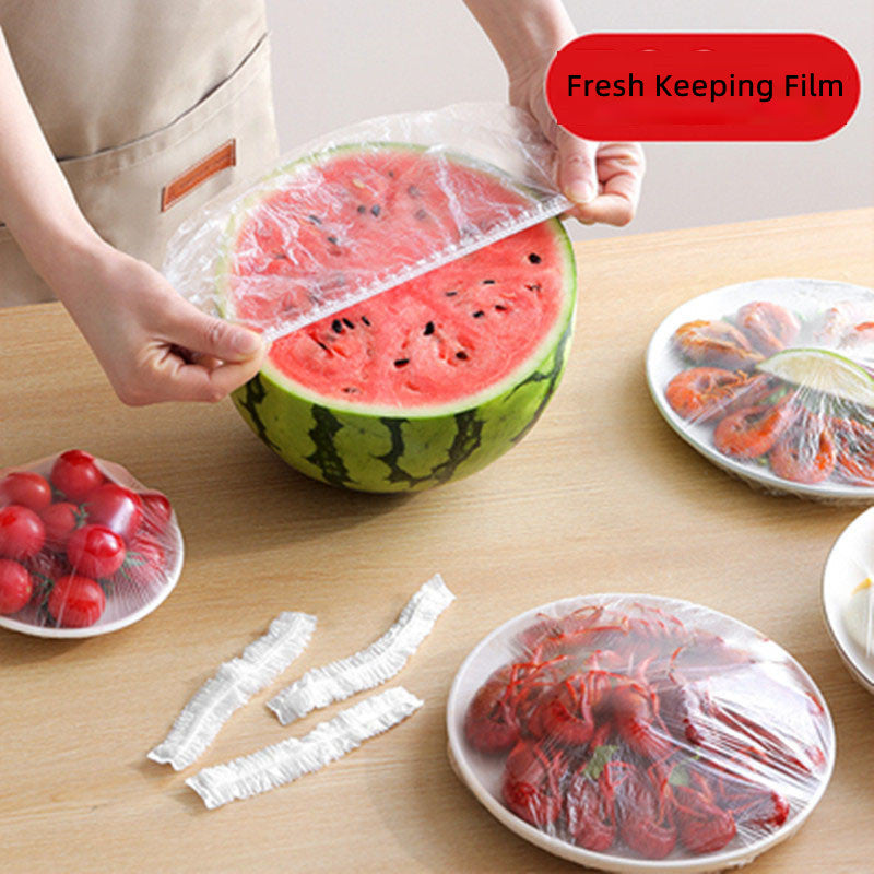 Disposable Plastic Wrap Food Grade 100Pcs
