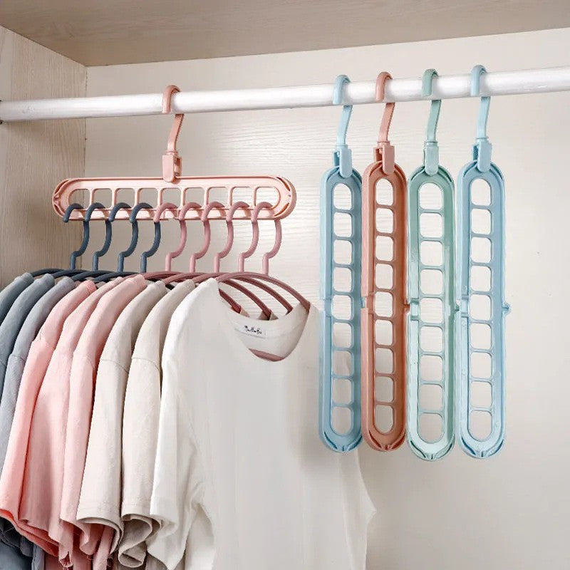Multi Slot Hanger Closet Organizing Hanger