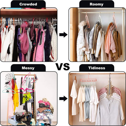Multi Slot Hanger Closet Organizing Hanger