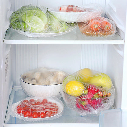 Disposable Plastic Wrap Food Grade 100Pcs
