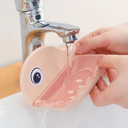 Little Whale Shapes Soap Dish Wall Mounted