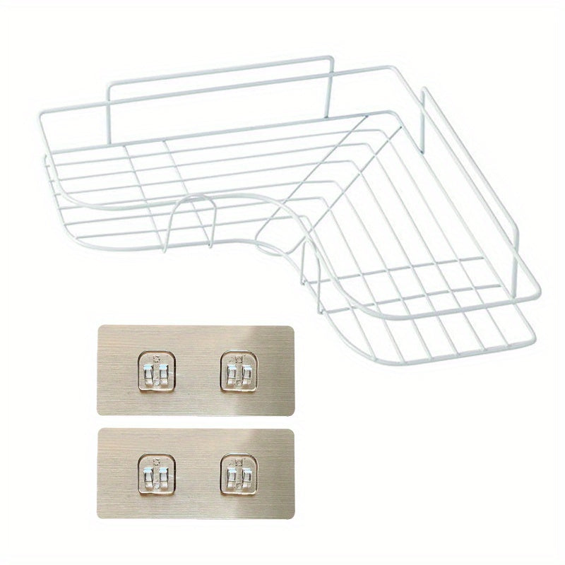 Bathroom Corner Rack Self-Adhesive