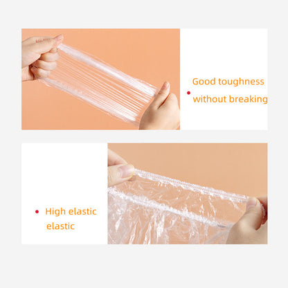 Disposable Plastic Wrap Food Grade 100Pcs