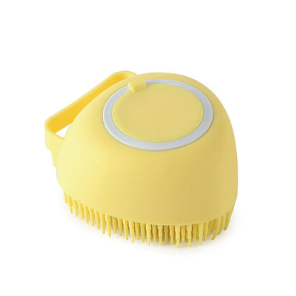 Silicone Soft Bath Body Brush With Shampoo Dispenser
