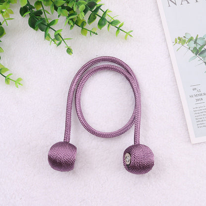 Magnetic Pearl Ball Curtain Tiebacks Clips 2Pcs