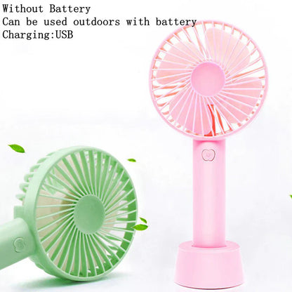 USB Rechargeable Handheld Mini Portable Fan