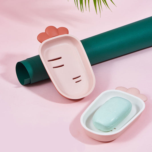 Carrot Shaped Soap Dish Portable