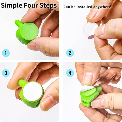 Thumb Hook Cable Clip Holder Pack Of 10