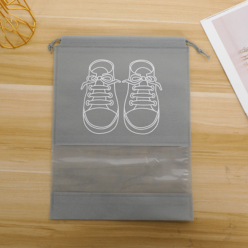 Portable Shoe Organizer Drawstring Bag