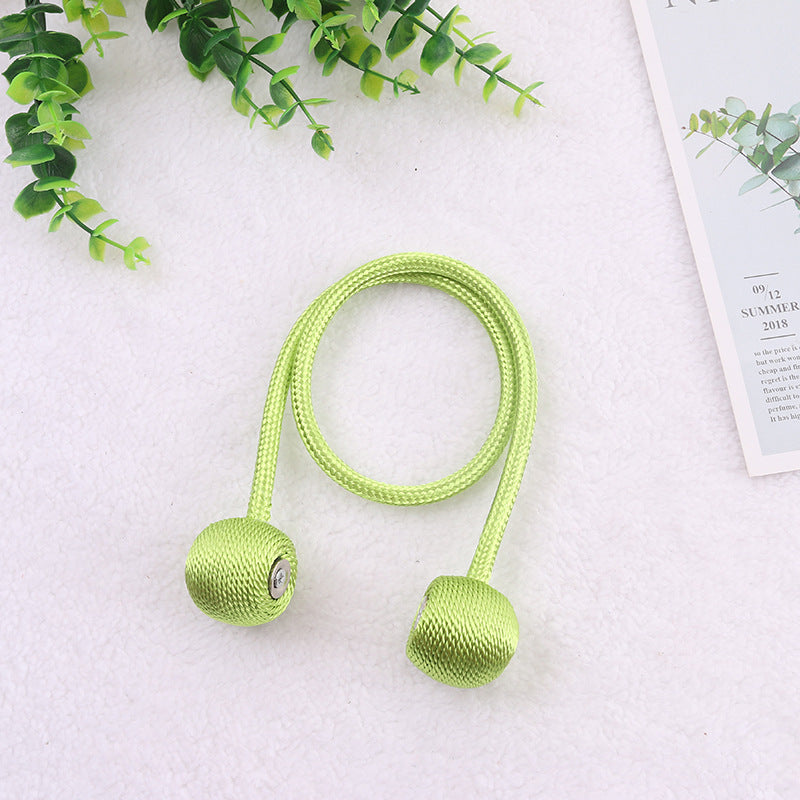Magnetic Pearl Ball Curtain Tiebacks Clips 2Pcs