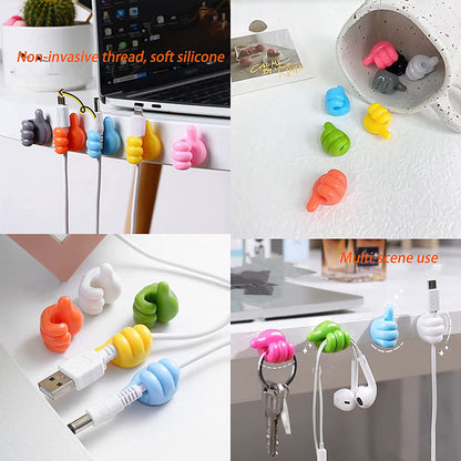 Thumb Hook Cable Clip Holder Pack Of 10