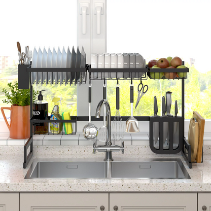 Kitchen Dish Drying Rack Over Sink