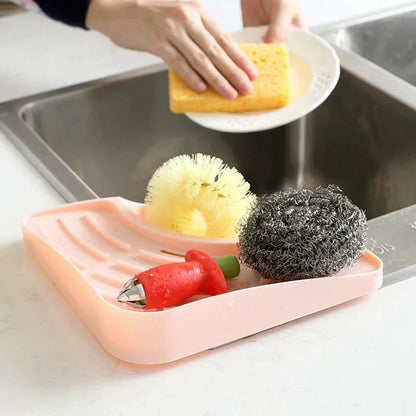 Sink Caddy Suction Cup Holder For Sponges, Soap, Scrubbers