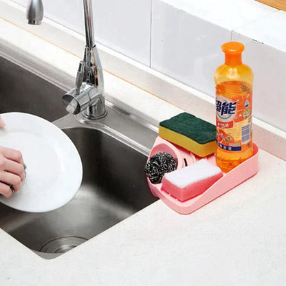 Sink Caddy Suction Cup Holder For Sponges, Soap, Scrubbers