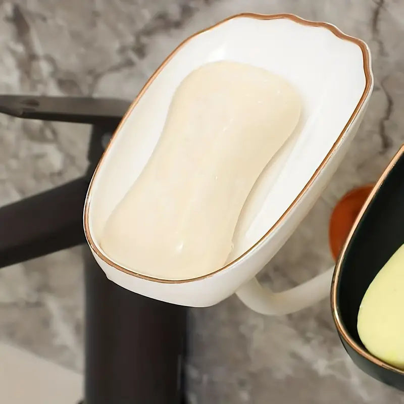 Rotatable Wall Mounted Shell Soap Dish Stand