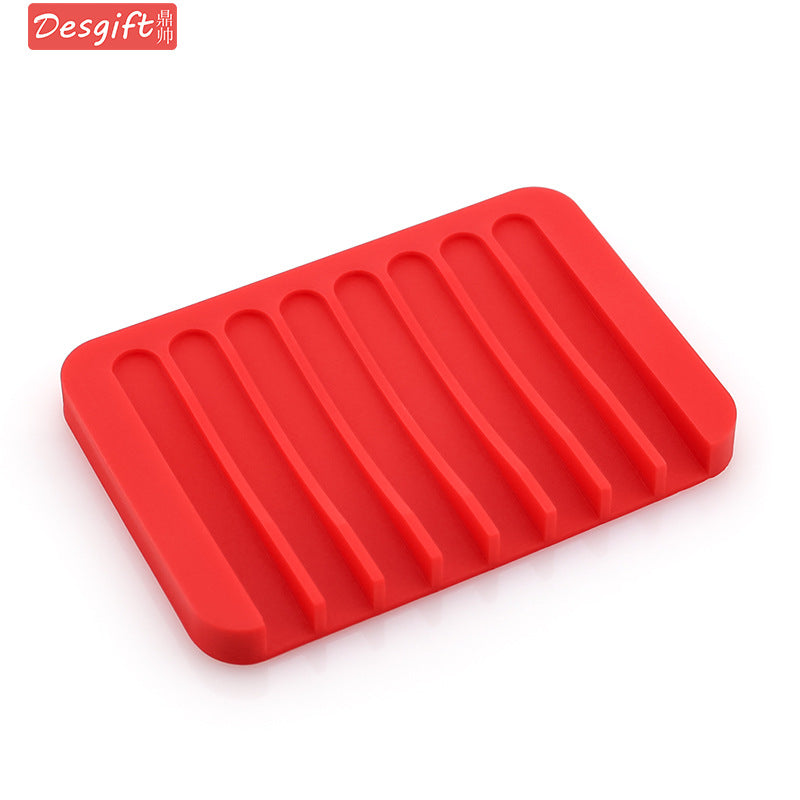 Silicone Soap Dish Self Drainer Flexible Holder