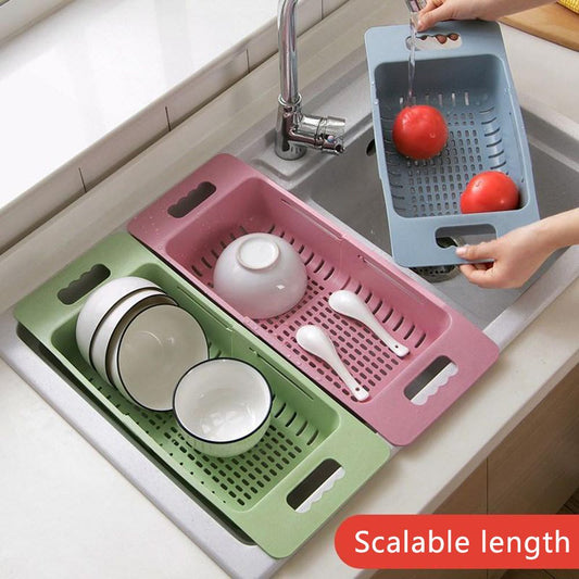 Over The Sink Dish Drainer Basket