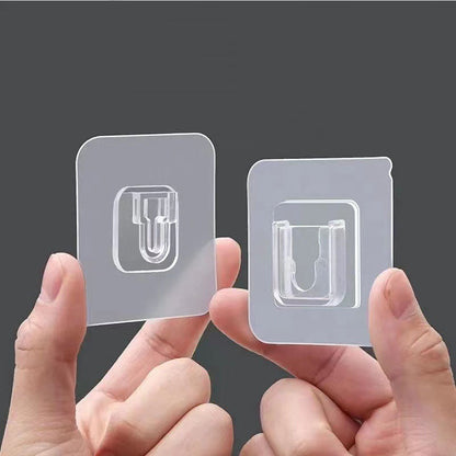 6 Pcs Double Sided Hooks Adhesive Wall Hanger