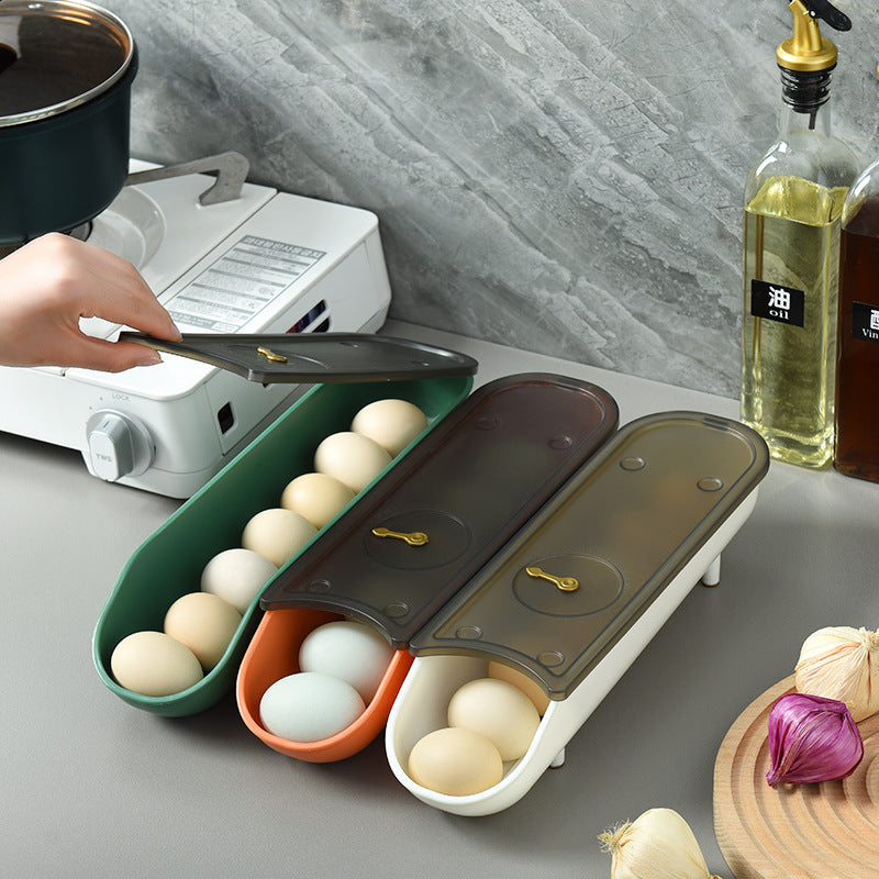Refrigerator Rolling Egg Storage Box