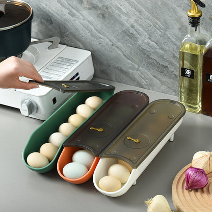 Refrigerator Rolling Egg Storage Box