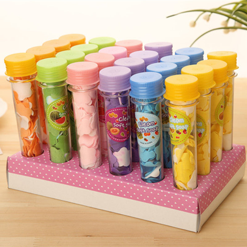 Mini Bottle Paper Soap