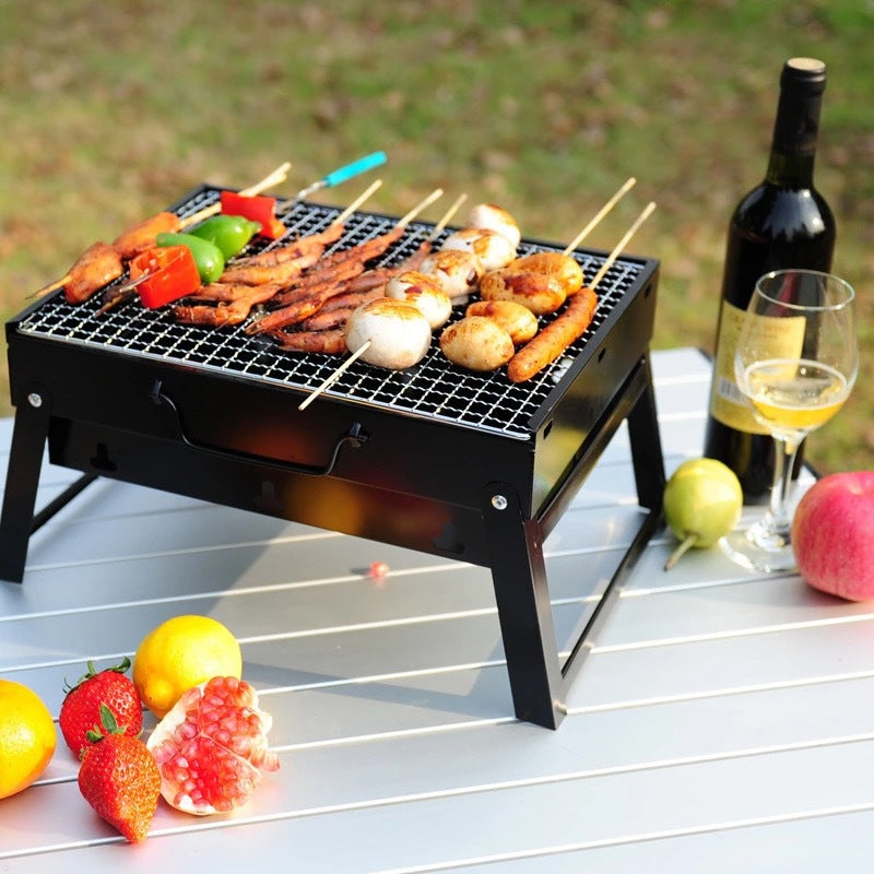 Portable & Foldable BBQ Grill Space Saver