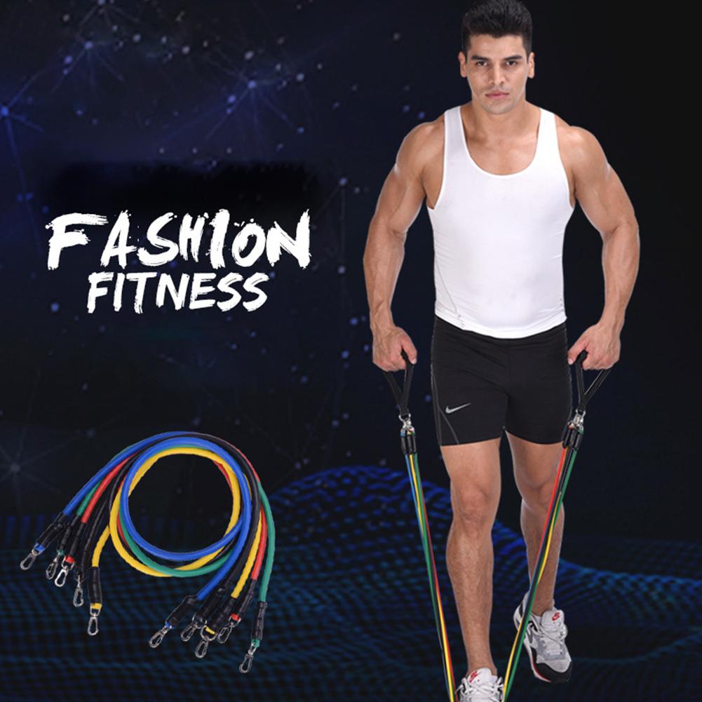 11Pcs Fitness Resistance Bands Set