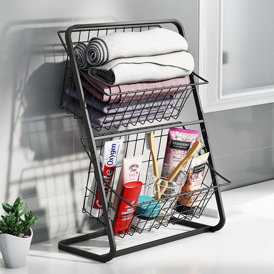 2-Tier Iron Storage Basket