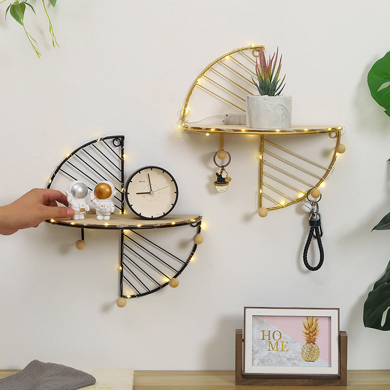 Creative Wall Storage Shelf With Hook