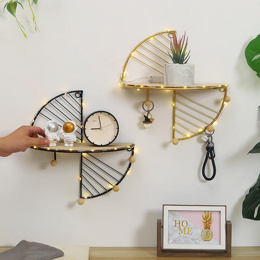 Creative Wall Storage Shelf With Hook