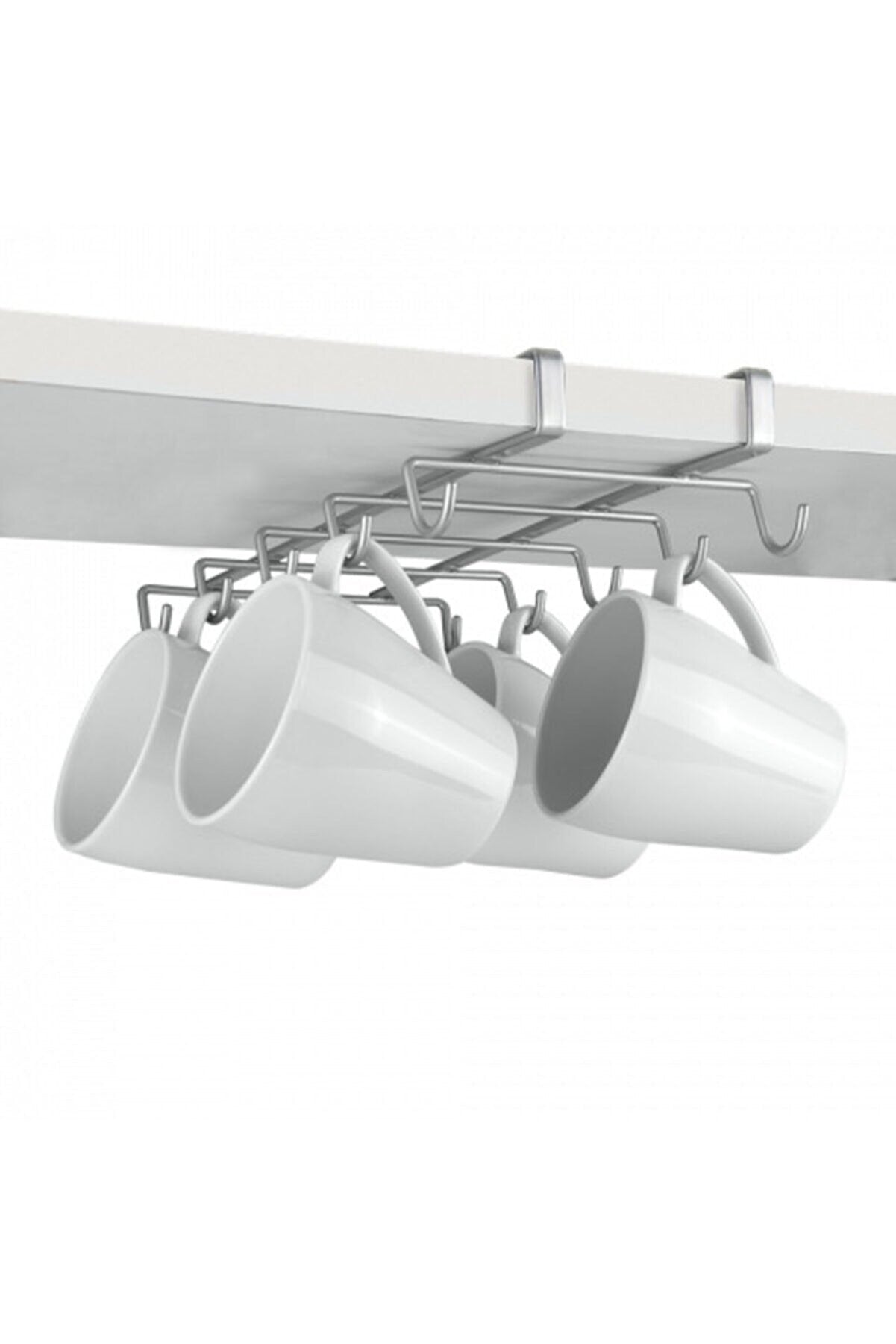 10 Hook Mug Holder Under Shelf